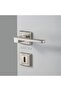Sofuoğlu Luxury Anka Square Rosette Nickel Satin (room) Door Handle Aluminum / Steel
