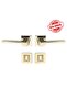 Sofuoğlu Luxury Anka Square Rosette Nickel Satin (room) Door Handle Aluminum / Steel - 3