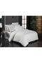 Jacquard V1 Stripe King Size Duvet Cover Set 4 Pillows 100% Cotton