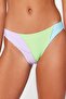 Lilac-Green Color Block Normal Leg Bikini Bottom TBESS23BA00174 - 4