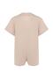 Plaj Giyim Ekru Dokuma Mini Tulum TBESS23TU00001 - 8