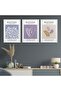 White Laminated Frame Set 3 Piece Painting Hpn018