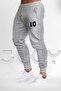 Size 10 Printed Combed Cotton Sweatpants Black And Gray Set of 2 - 2