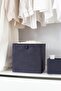 Navy Blue Cabinet Laundry Toy Organizer Folding Storage Box Organizer 28x28x28 - 6