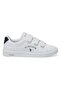 Comfortable Sole Skin Velcro White Women's Sneakers - 7
