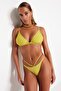 Green Piping Detailed Bikini Bottom Tbess22Ba0289 - 4