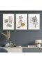 Natural Wooden Framed 3-Piece Painting Set Hpn015
