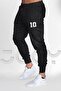 Size 10 Printed Combed Cotton Sweatpants Black And Gray Set of 2 - 3