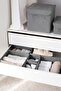 2-Piece Gray Children's Room Closet Drawer Underwear Organizer Storage Box Organizer - 4