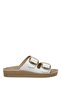 401056.Z3Fx White Women's Flat Slippers