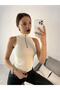 Women's Knitwear Cream with Stone Detail on the Front - 2