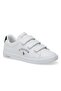 Comfortable Sole Skin Velcro White Women's Sneakers - 6