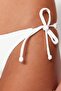Beyaz Bağlamalı Dokulu Regular Bikini Altı TBESS23BA00222 - 7