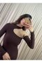 Women's Shoulder Window Detail Mini Dress - 4
