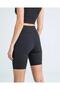 Ribbed Women's High Waist Sports Shorts Tights - 2