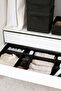 Cabinet Laundry Toy Organizer Folding Storage Box with Black Cover 28x28x28 - 5