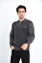 Dad Acrylic Thread Shirt Collar Single Pocket Thick Men's Sweater - 2