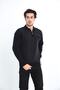 Dad Acrylic Thread Shirt Collar Single Pocket Thick Men's Sweater