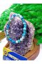 Blue Madagascar Agate Bracelet 6 Mm (certified) - 3
