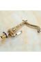 Sink Antique Kitchen Sink Faucet Antique Vintage Hot Cold Rustic Gold - 3