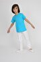 Boy's 23 April 29 October Performance Outfit T-Shirt Trousers Top-Bottom Set - 6