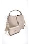 Women's Stone 5-Compartment Adjustable Long Strap Bag and Wallet Combination - 7