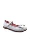 3996 Girl's Bow Tie Velcro Ballerina Shoes - 2