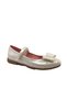 3996 Girl's Bow Tie Velcro Ballerina Shoes - 2