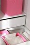 6-Piece Pink Premium Children's Room Wardrobe Laundry Drawer Organizer Storage Box Organizer - 3
