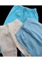 Baby Booties Bottom Breathable Fabric Solid Color (Pack of 3 Turquoise-cream-blue) - 4