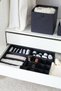4-Piece Navy Blue Children's Room Closet Drawer Socks Organizer Honeycomb Accordion Organizer - 3