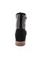 Woman's blunt nose studded belt accessory boot black suede 32332182692847 - 5