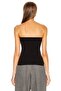 Women's Black Jersey Strappy Blouse - 3