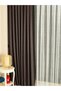 Eco 8020 Patterned 1 to 2.5 Medium Pleated Tulle Curtain - 6