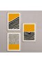 Natural Wooden Framed 3-Piece Painting Set Hpn041