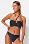 Siyah Aksesuarlı Regular Normal Bel Bikini Altı TBESS23BA00272 - 3