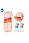 450ml Tritan Water Bottle with Straw Yellow-blue-orange Vgn030 - 2