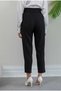 Waist Belted Skinny Leg High Waist Pencil Pants - 2