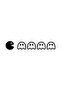 Pacman Motorcycle, Helmet, Laptop, Auto Sticker 17x4 Cm