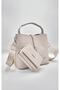 Women's Stone 5-Compartment Adjustable Long Strap Bag and Wallet Combination - 2
