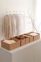 6-Piece Beige Premium Children's Room Wardrobe Laundry Drawer Organizer Storage Box Organizer