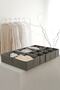 12-Piece Gray Children's Room Closet Laundry Drawer Organizer Storage Box Organizer