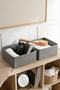 12-Piece Gray Children's Room Closet Laundry Drawer Organizer Storage Box Organizer - 5