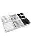 12-Piece White Children's Room Cabinet Laundry Drawer Organizer Storage Box Organizer - 2