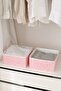6-Piece Leaf Powder Premium Bathroom Cabinet Drawer Organizer Underwear Storage Box Organizer - 5