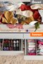 2-Piece Navy Blue Children's Room Closet Drawer Socks Organizer Honeycomb Accordion Organizer - 8