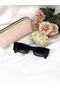 Sery Rectangle Vintage Black Women's Sunglasses