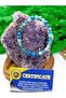 Blue Madagascar Agate Bracelet 6 Mm (certified)