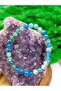 Blue Madagascar Agate Bracelet 6 Mm (certified) - 4