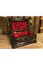 Decorative Custom Made Lockable Walnut Carved Chest Jewelry & Jewelry Box